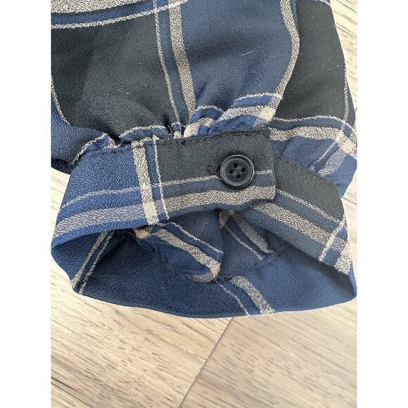 Anthropologie Current Air Womens Puff Sleeve Contract Pop Over Blouse Size Small - Picture 12 of 15